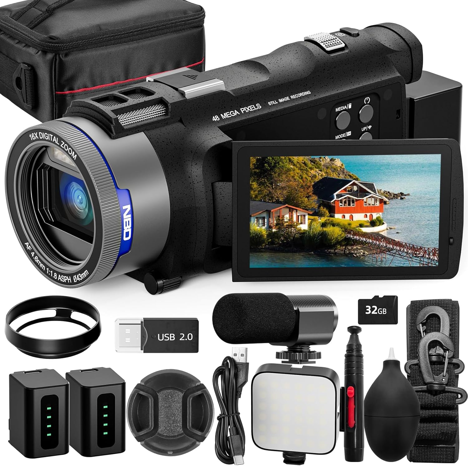 Japanese Lifestyle Apps - NBD 4K Camcorder Video Camera with