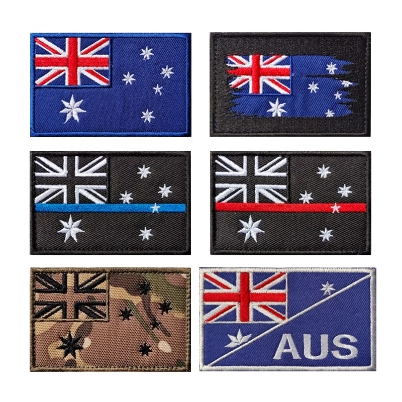 Furoshiki Wrap Cloth - Australia Flag IR Reflective Patches Appliqued