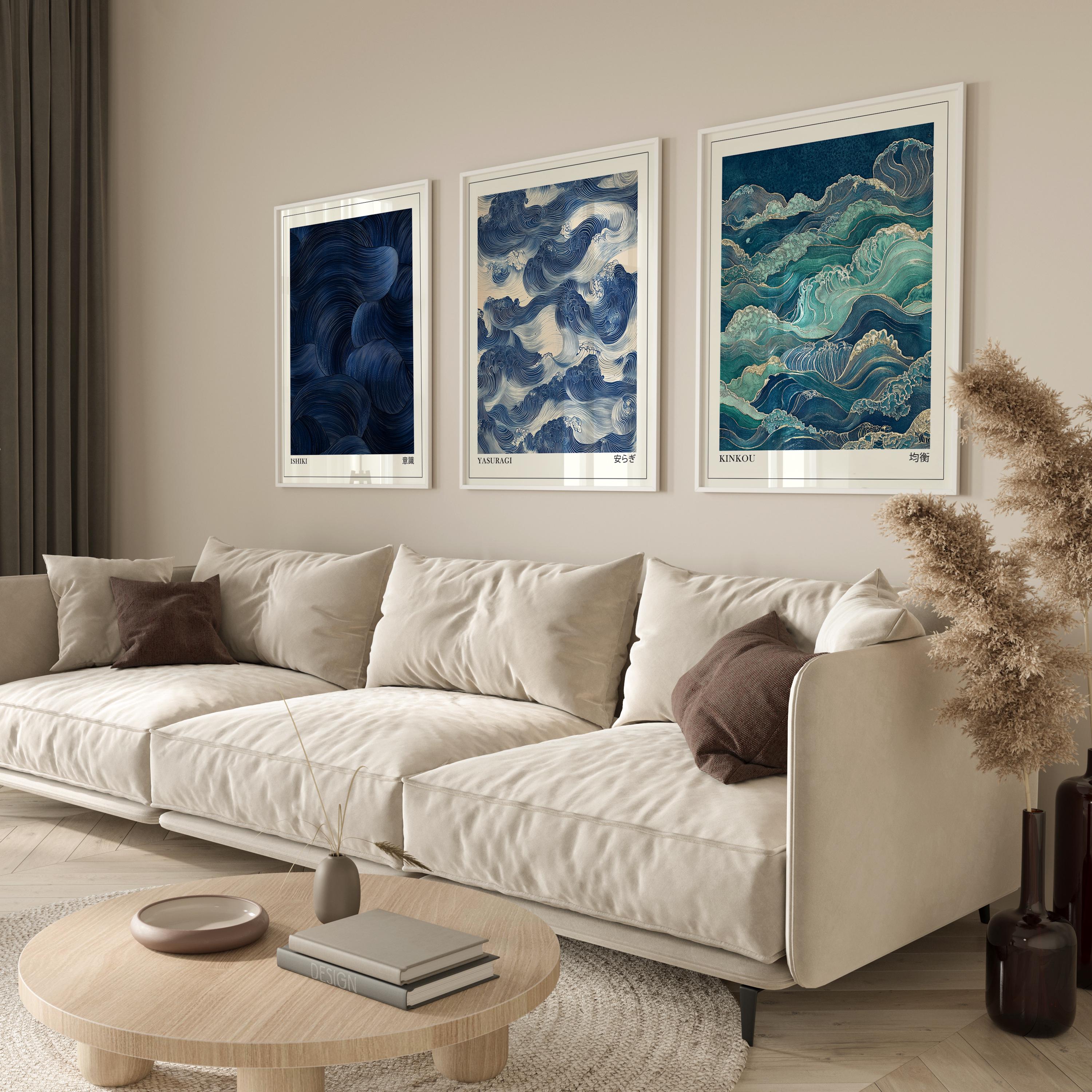 Japandi Wall Art Set of 3, Mod - Japanese Living Lifestyle avaliação e preço