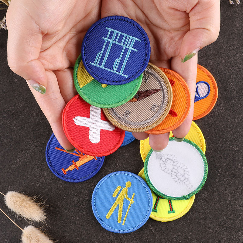 15pcs Lot Outdoor Badges Iron  - Furoshiki Wrap Cloth avaliação e preço