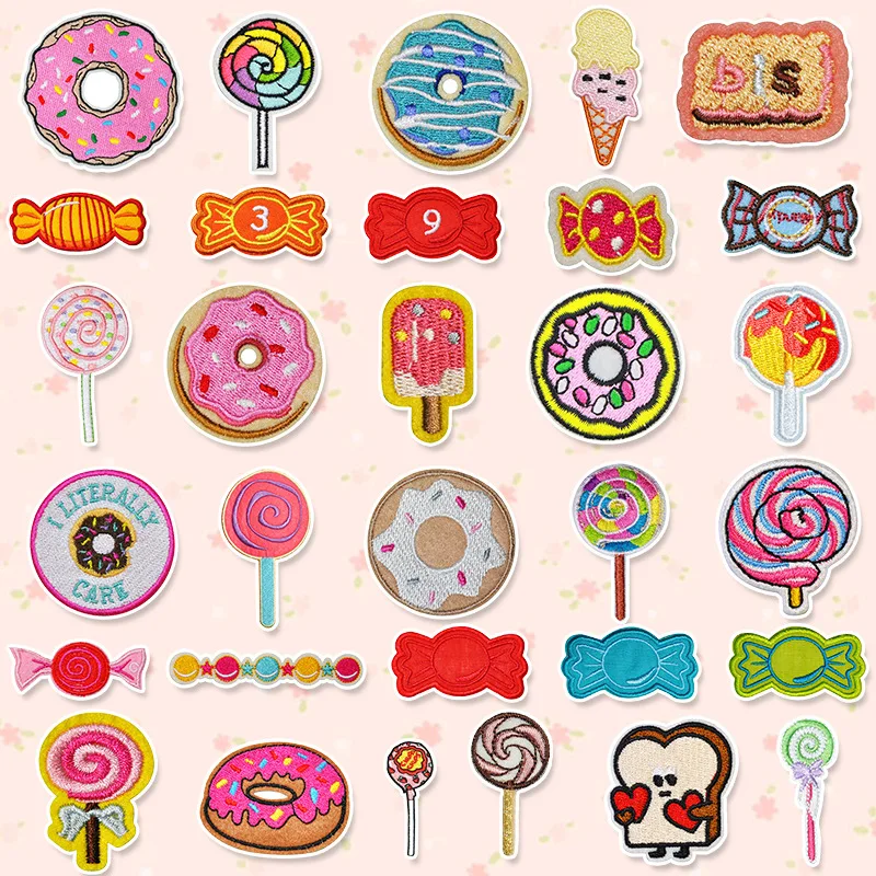 10pcs Candy Donut Ironing Patc - Furoshiki Wrap Cloth avaliação e preço