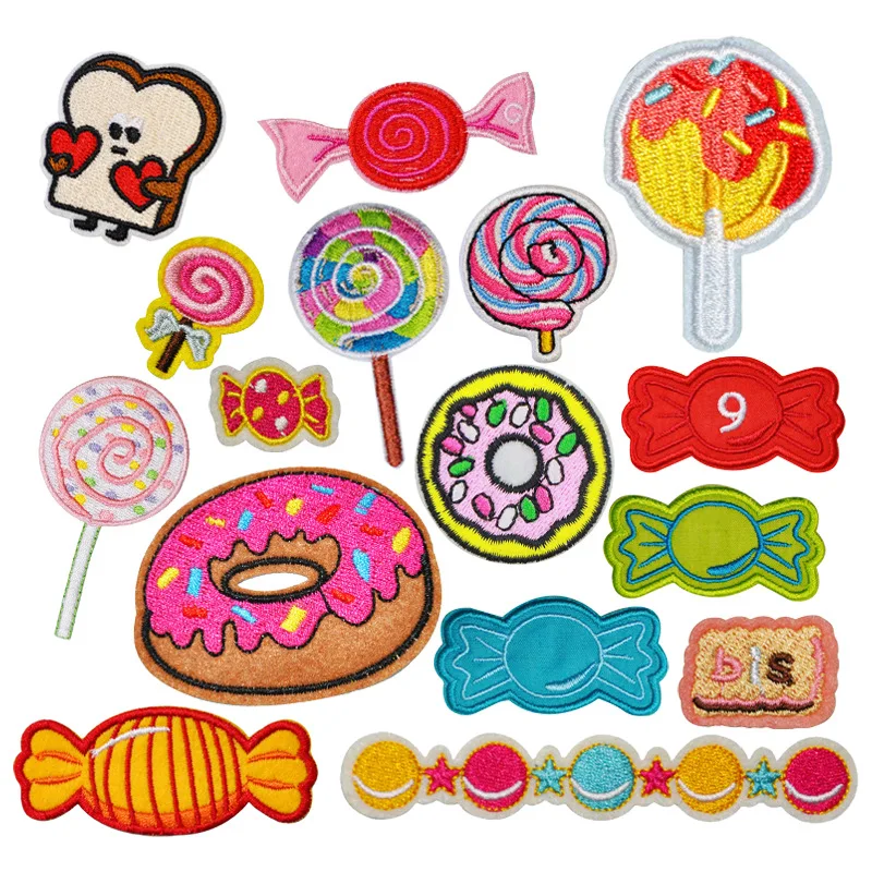 10pcs Candy Donut Ironing Patc - Furoshiki Wrap Cloth avaliação e preço