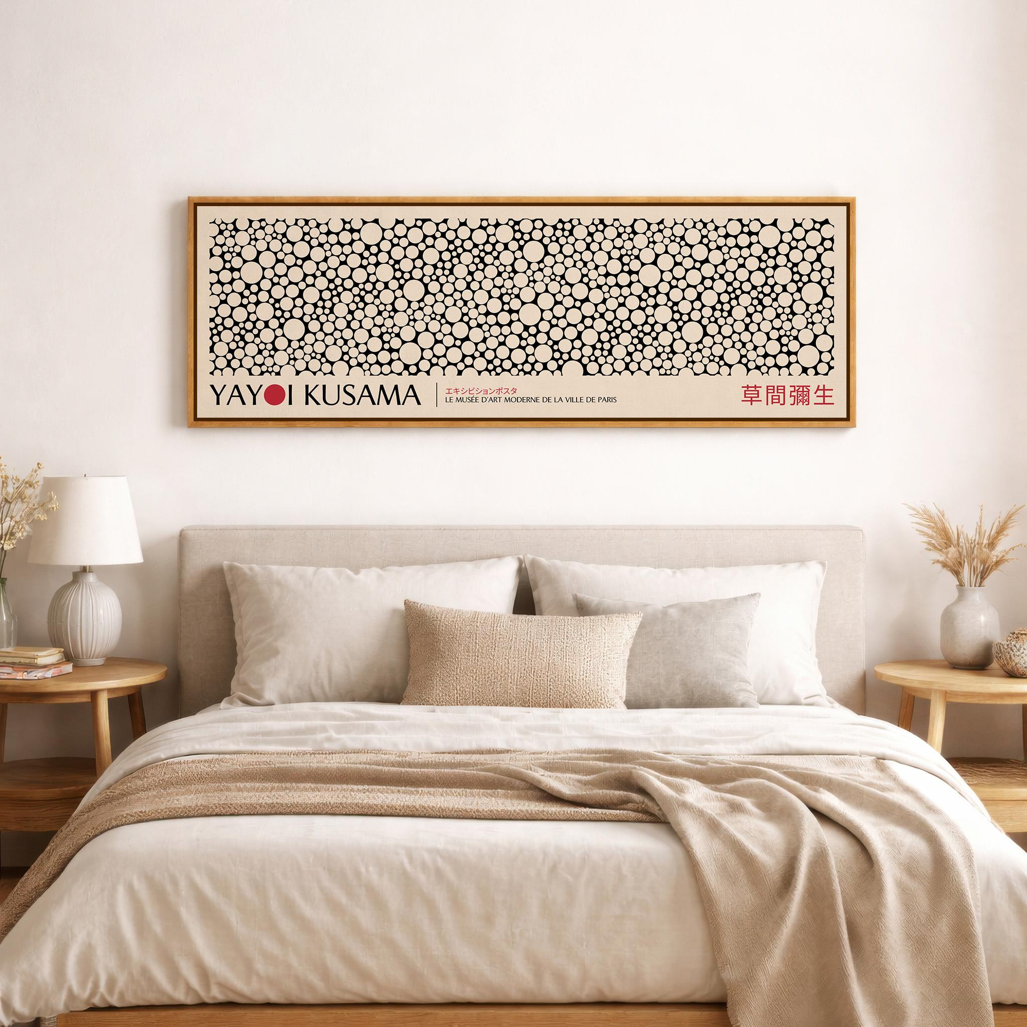 Large Japanese Yayoi Kusama Ab - Japanese Living Lifestyle avaliação e preço