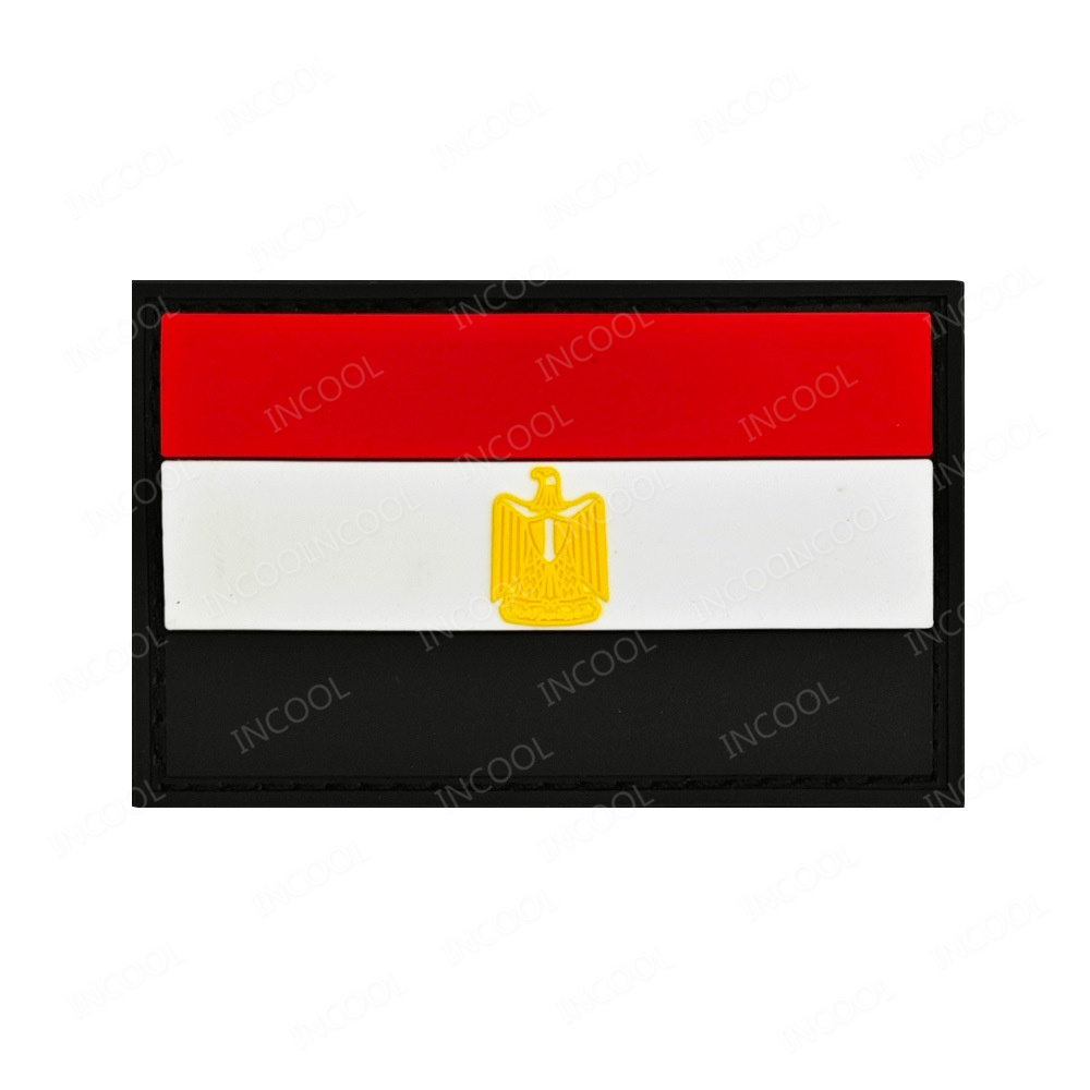 Egypt Flag PVC Rubber Patch Eg - Furoshiki Wrap Cloth avaliação e preço