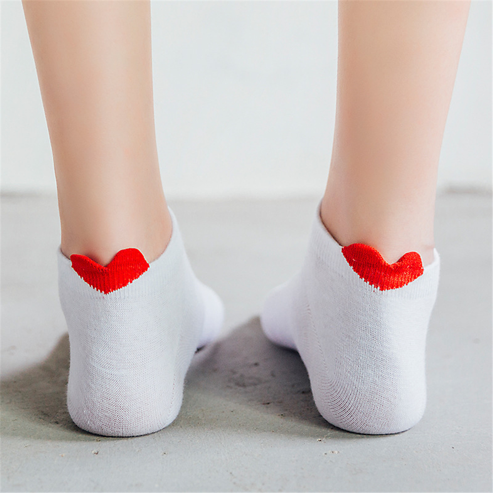 1 Pair Cute Girls' 3D Heart He - Japanese Lifestyle Youtube avaliação e preço