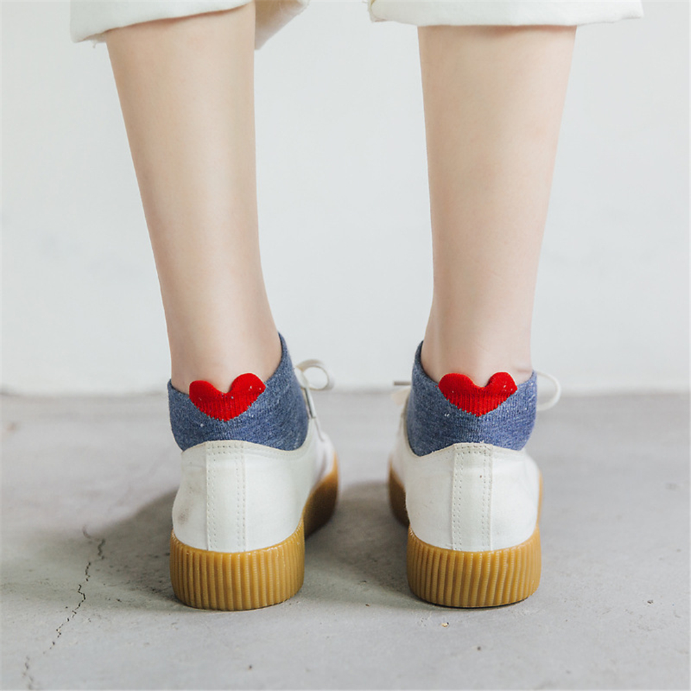1 Pair Cute Girls' 3D Heart He - Japanese Lifestyle Youtube avaliação e preço
