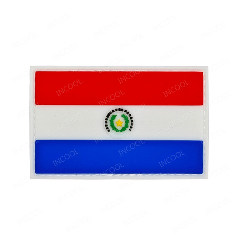 Paraguay Flag Embroidered Patc - Furoshiki Wrap Cloth avaliação e preço