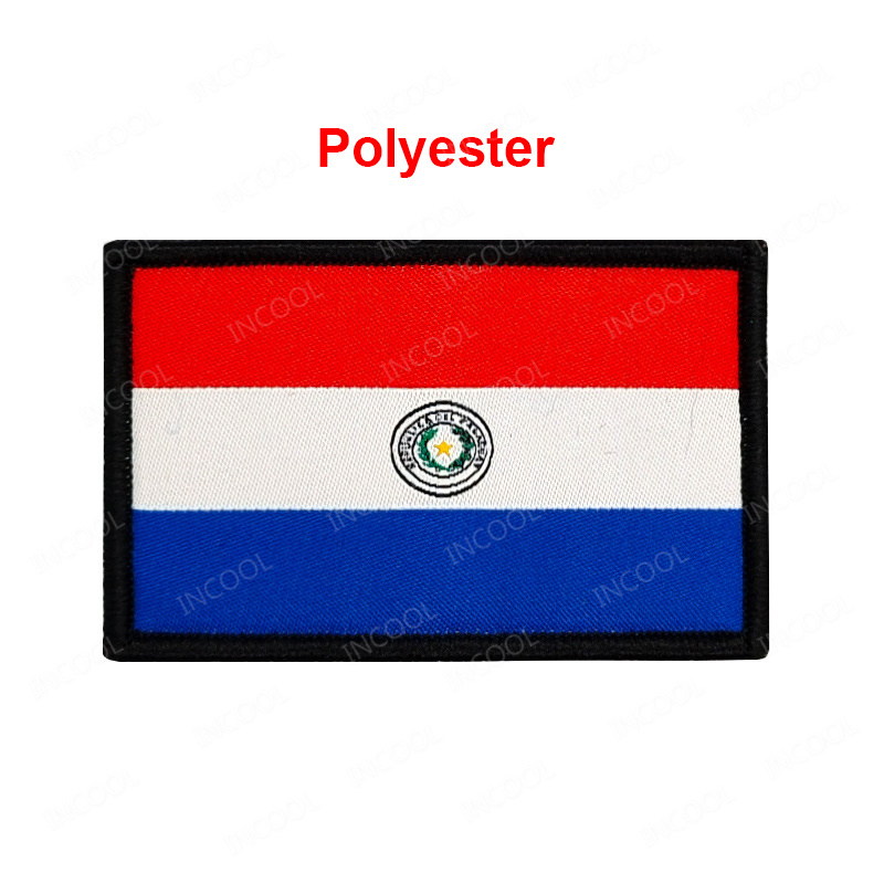 Paraguay Flag Embroidered Patc - Furoshiki Wrap Cloth avaliação e preço