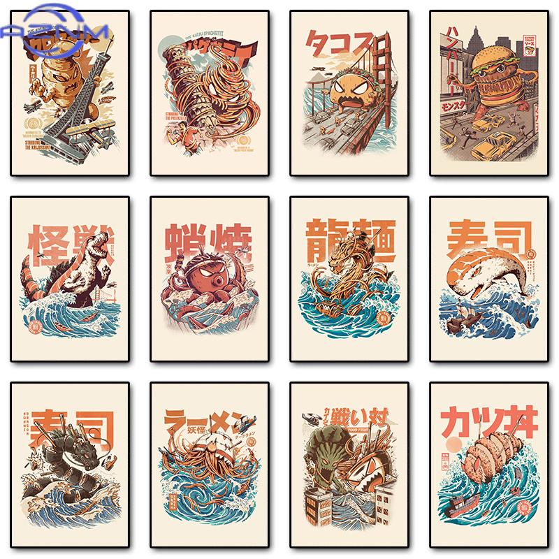 AZNM Japanese Kaijus Food Sush - Japanese Lifestyle And Food avaliação e preço