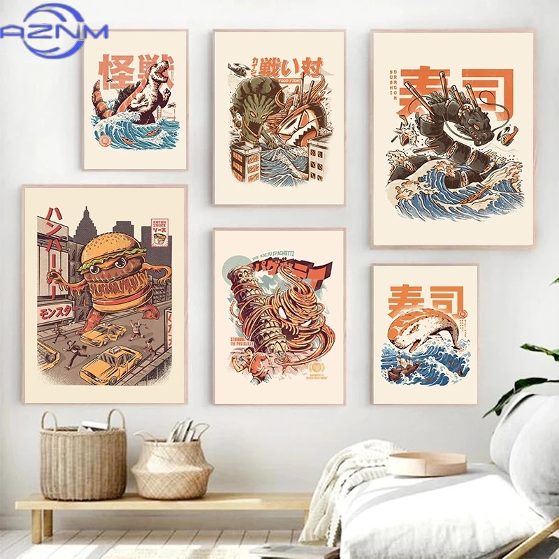 AZNM Japanese Kaijus Food Sush - Japanese Lifestyle And Food avaliação e preço