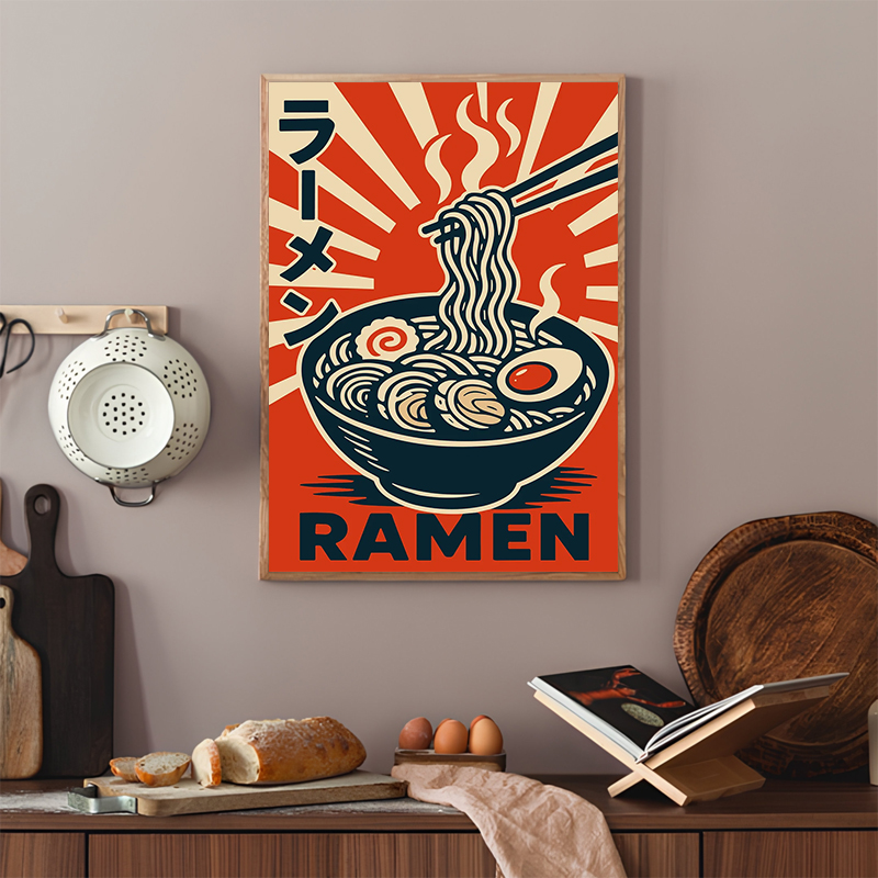 Vintage Style Japanese Food Po - Japanese Lifestyle And Food avaliação e preço