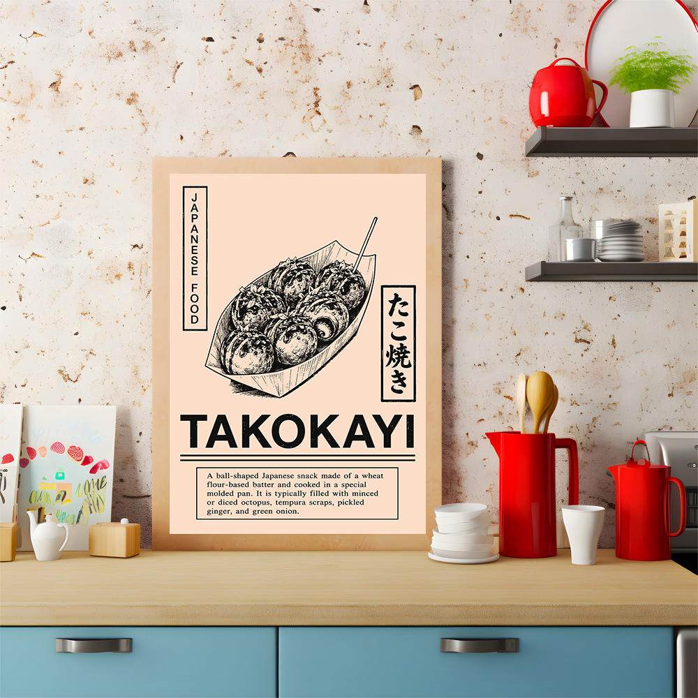 Japanese Street Food Poster Vi - Japanese Lifestyle And Food avaliação e preço