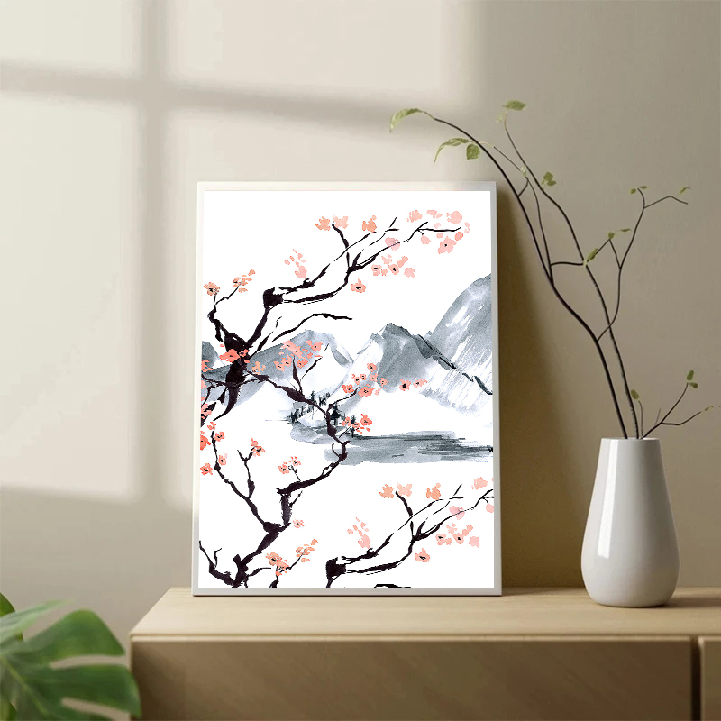 Japanese Style Cherry Blossom  - Japanese Living Lifestyle avaliação e preço