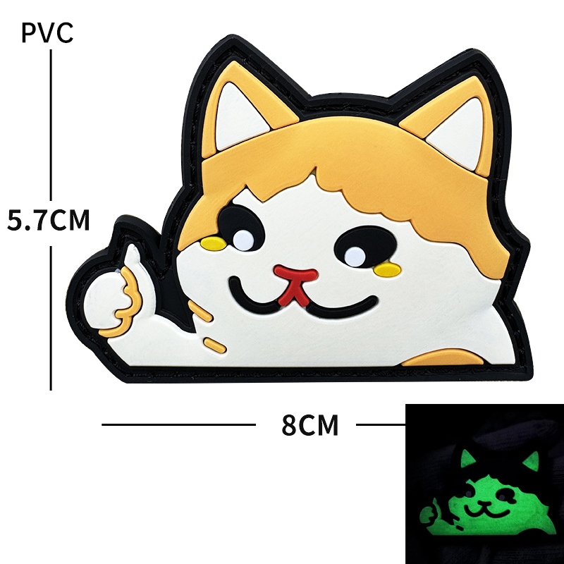 Cartoon Cat embroidery patch m - Furoshiki Wrap Cloth avaliação e preço