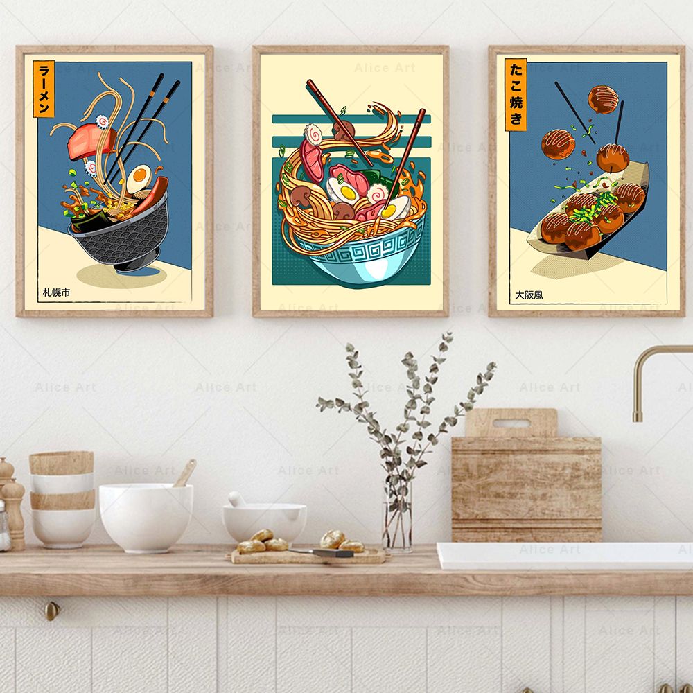 Japanese Style Poster Kitchen  - Japanese Lifestyle And Food avaliação e preço
