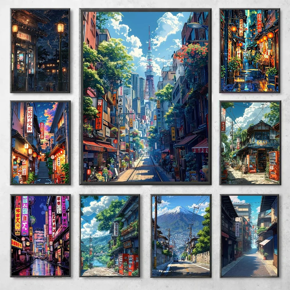 Manga Style Japanese Street La - Japanese Living Lifestyle avaliação e preço